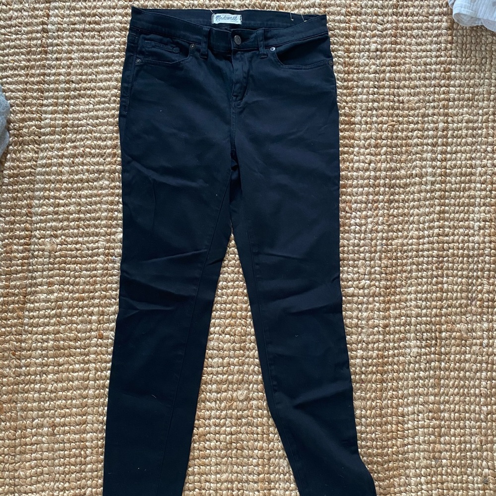 Madewell high rise black soft jeans 29
